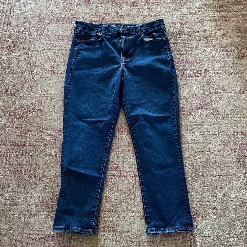 American Eagle Outfitters curvy hi rise skinny Jeans size 14 short